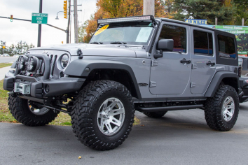 Custom Jeep Wrangler Sport Unlimited for Sale in Billet!