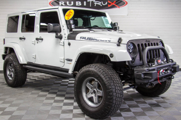 2015 Jeep Wrangler Rubicon Hard Rock Unlimited HEMI White - SOLD