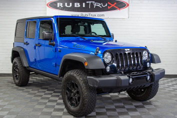 2015 Jeep Wrangler JK Unlimited Willys Hydro Blue - SOLD