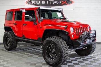 2017 Jeep Wrangler Rubicon Unlimited Firecracker Red - SOLD