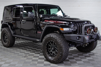 Pre-Owned 2021 Jeep Wrangler JL Unlimited Rubicon Power Top Black, 9k Miles