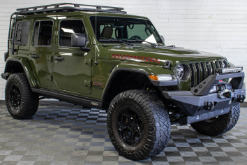 Pre-Owned 2021 Jeep Wrangler JL Unlimited Rubicon Sarge Green, 30k Miles