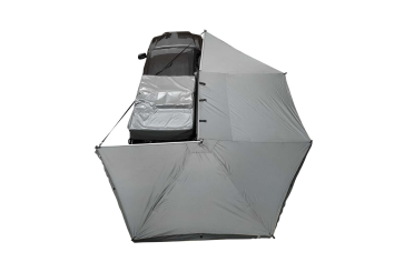 OVS HD Nomadic 270 Awning High Roof - Grey/Green Cover