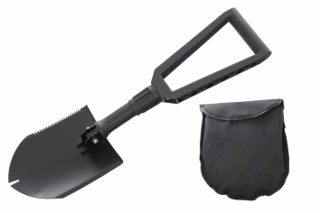 OVS Military Style Utility Shovel: Multi-Use with Case