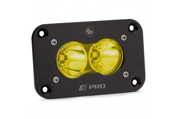 Baja Designs S2 Pro LED Light Flush Mount - Spot - Amber 481011