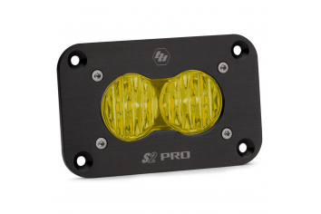 Baja Designs S2 Pro LED Light Flush Mount - Wide Cornering - Amber 481015
