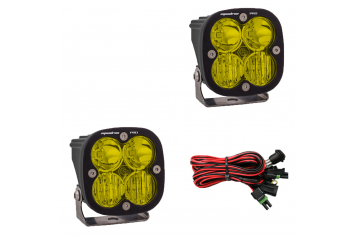 Baja Designs Squadron Pro Auxiliary Driving / Combo - Amber LED Light Pair 497813