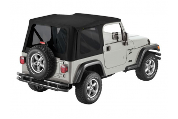 Jeep TJ 1997-2006 Replace-A-Top Black Twill for OEM Hardware