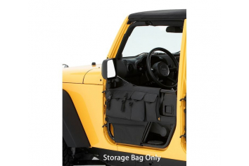 Jeep JK Storage Bags Element Doors HighRock 4X4 Front 07-17 Jeep Wrangler JK 2/4 Door Pair Black Diamond Bestop