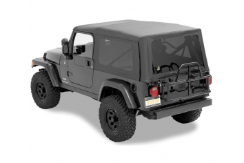 Jeep TJ Supertop NX w/Tinted Windows 04-06 Jeep Wrangler Unlimited TJL Black Diamond Kit Bestop