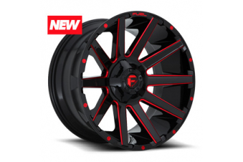 20x9 Fuel Off-Road D643 Contra Gloss Mil Red - D64320902650