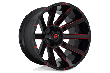 22x10 Fuel Off-Road D643 Contra Gloss Mil Red - D64322002647