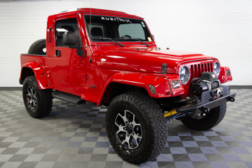 Pre-Owned 2004 Jeep Wrangler Unlimited RubiTrux Conversion Flame Red - SOLD