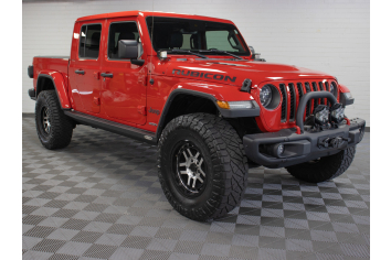 Red 2020 jeep gladiator rubicon 392 passenger front corner JP-RED-LL111930