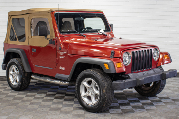 Pre-Owned 1999 Jeep Wrangler Sport TJ Chili Pepper Red, 90k Miles