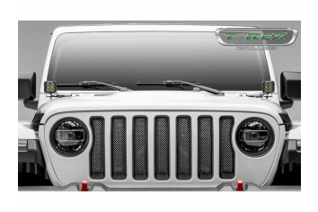 Jeep Wrangler JL T-REX Sport Series Formed Mesh Grille-POLISHED