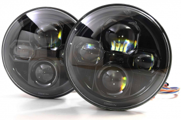 Morimoto Sealed7 2.0 7" LED Headlights; Pair