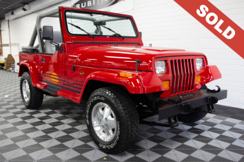 Pre-Owned 1989 Jeep Wrangler YJ Islander Edition Red - SOLD