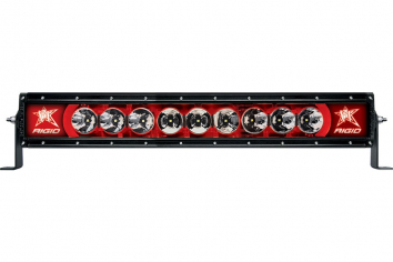 Rigid Industries Radiance Plus Back-Light LED Light Bar 20" - Red