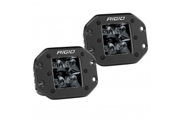 Rigid Industries Flush Mount D-Series PRO Midnight Edition Spot 212213BLK
