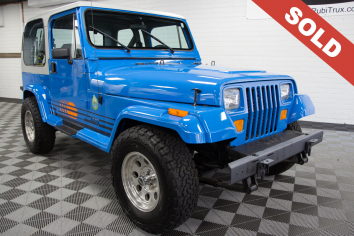 Pre-Owned 1990 Jeep Wrangler YJ Islander Edition Blue - SOLD