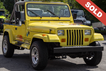 Pre-Owned 1989 Jeep Wrangler YJ Islander Edition Yellow - SOLD