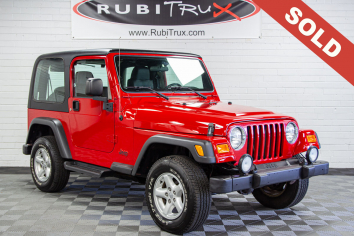 Pre-Owned 2003 Jeep Wrangler TJ Sport Flame Red - SOLD