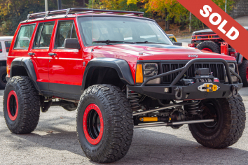 Pre-Owned 1996 Jeep Cherokee Sport XJ Flame Red - SOLD