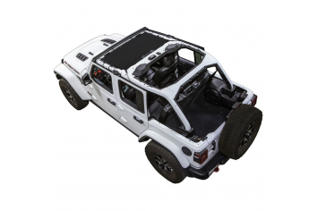Black Roof Cargo Net Restraint Net System Top Cover For Jeep Wrangler JL 201-19 