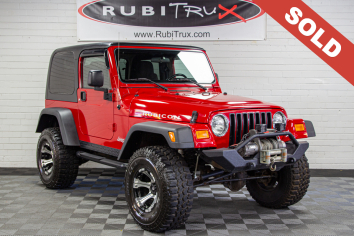 Pre-Owned 2005 Jeep Wrangler TJ Rubicon Flame Red
