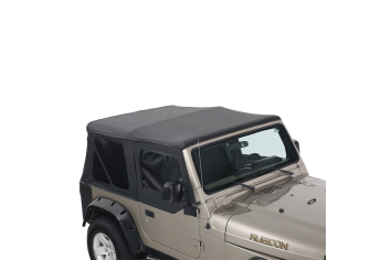 OVS Replacement Soft Top With Uppers - Black Diamond - TJ