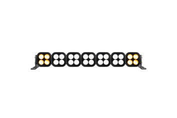 Vision X - 20" Unite Modular LED Light Bar -  Blackout | White Spot / Amber Spot Combo