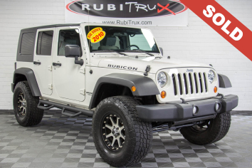Pre-Owned 2010 Jeep Wrangler Rubicon Unlimited White - SOLD