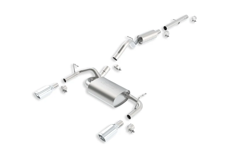 Borla Exhaust 11834, 12-14 Jeep Wrangler, Rear Section Exhaust Touring