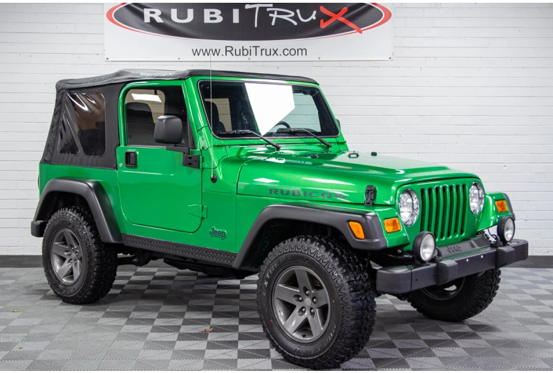 Pre-Owned 2005 Jeep Wrangler Rubicon TJ Electric Lime Green for Sale