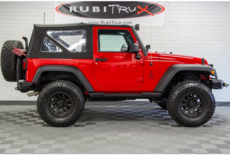 Custom Lifted 2012 Jeep Wrangler JK Flame Red for Sale
