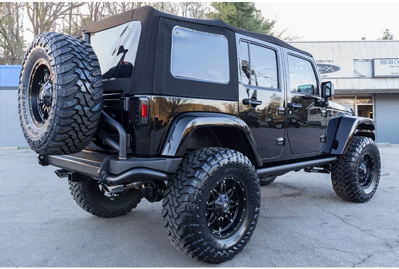 2014 Custom Jeep Wrangler Rubicon Black