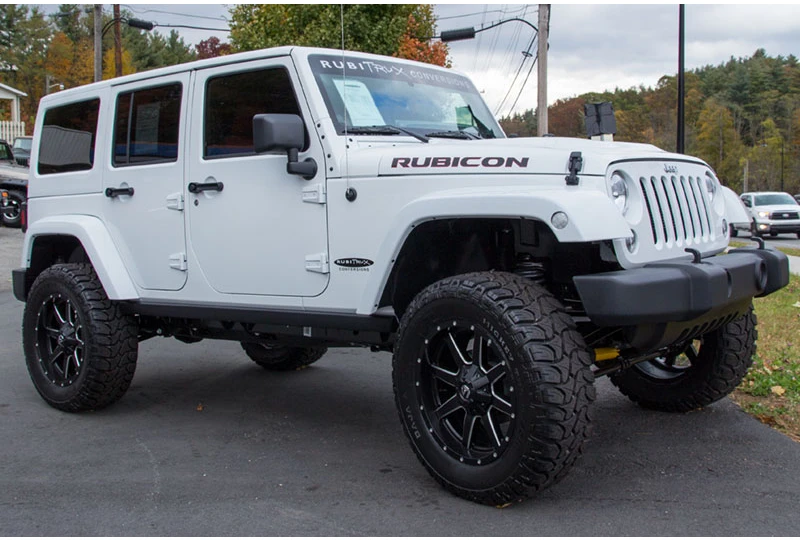 Built 2014 Jeep Wrangler Rubicon Unlimited White | RubiTrux