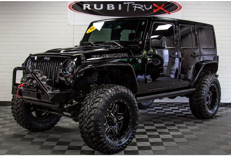 Pre-Owned 2015 Jeep Wrangler Rubicon Unlimited Black