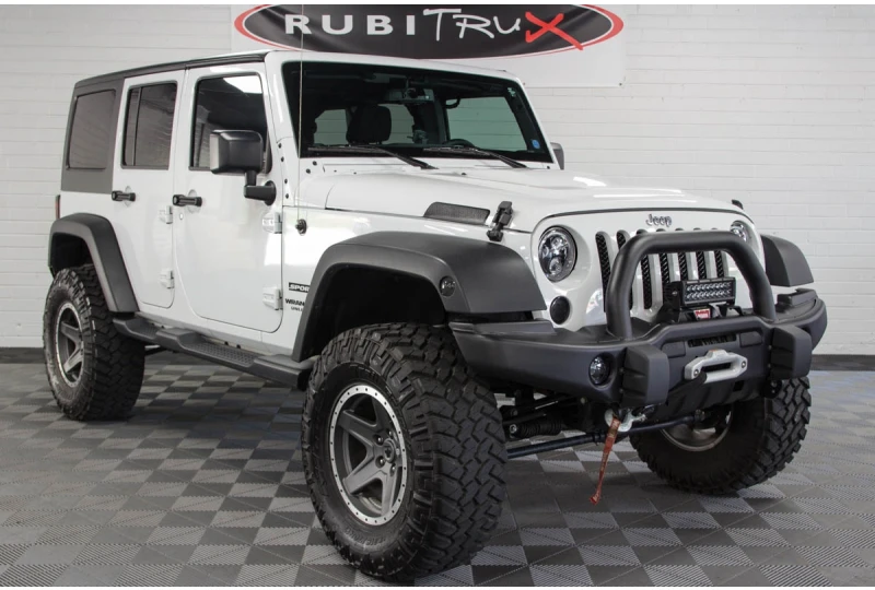 2015 Jeep Wrangler Sport Unlimited White For Sale