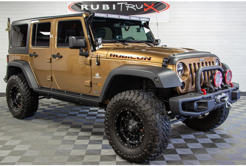 Lifted 2015 Jeep Wrangler HEMI Copper Brown Pearlcoat For Sale