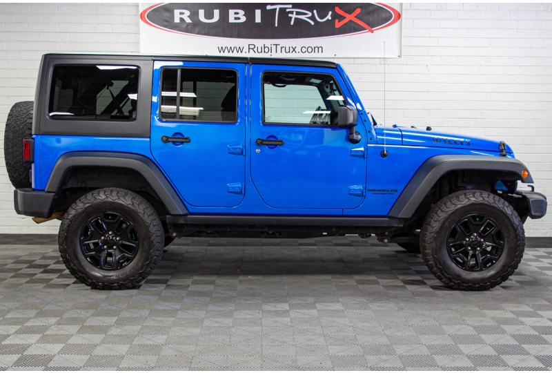 2015 Jeep Wrangler JK Unlimited Willys Hydro Blue for Sale!