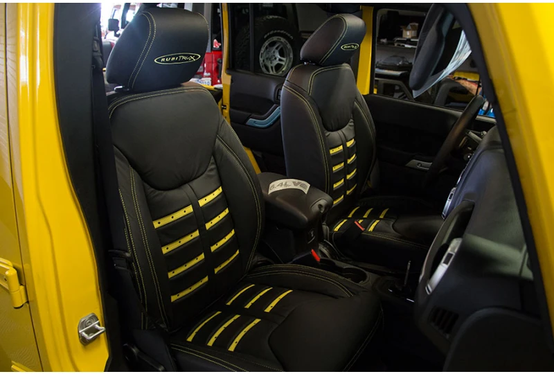 2015 Jeep Wrangler Rubicon Unlimited Baja Yellow | RubiTrux