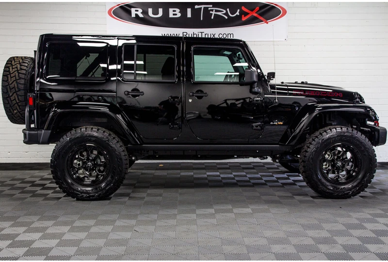 Pre-Owned 2016 Jeep Wrangler Rubicon Hard Rock Unlimited Black