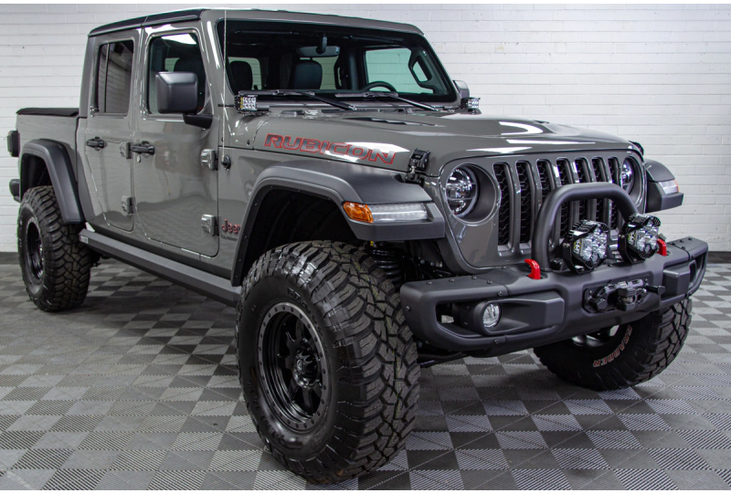  ¡Jeep Gladiator JT Rubicon personalizado Eco-Diesel en Sting-Gray a la venta!
