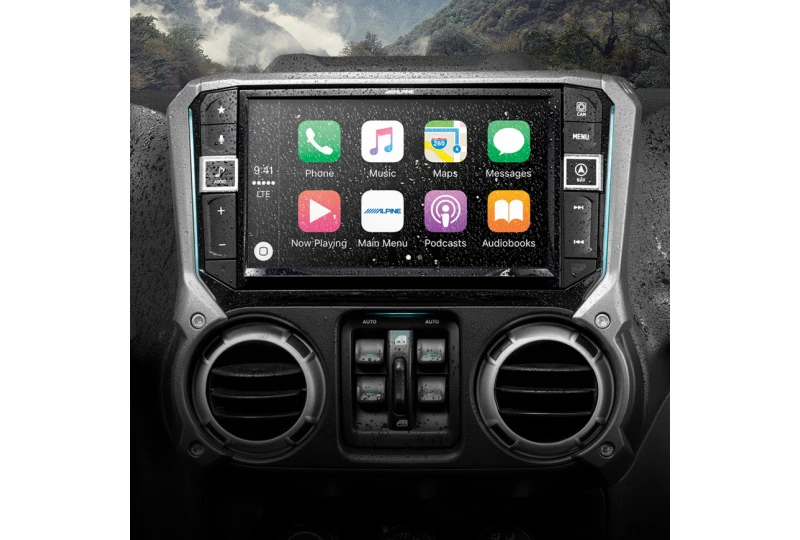 Alpine i209-WRA Restyle | Wrangler JK | Apple CarPlay & Android Auto |  RubiTrux