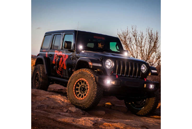 Baja Designs A-Pillar Mounting Kit; Wrangler JL & Gladiator JT