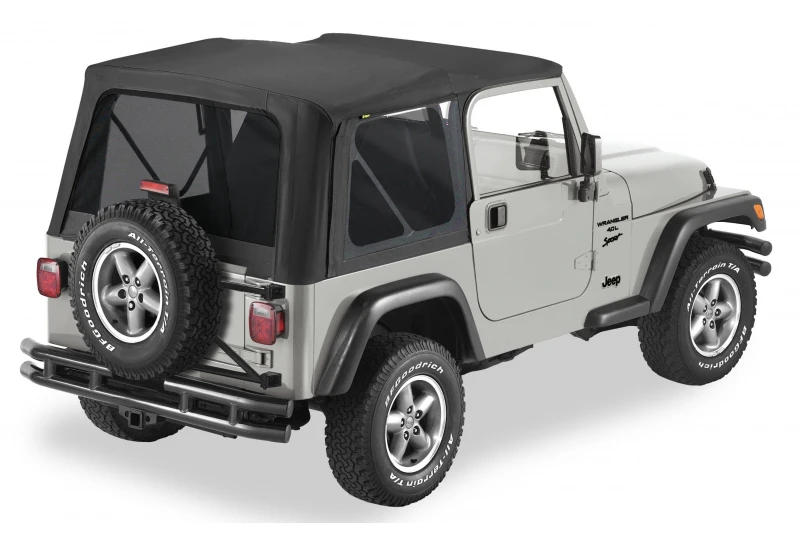 Black Diamond Jeep Wrangler TJ Soft Top Tinted Windows 03-06
