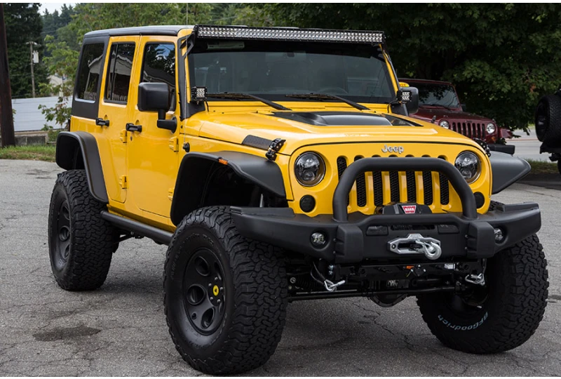 2015 Jeep Wrangler Rubicon Unlimited Baja Yellow | RubiTrux