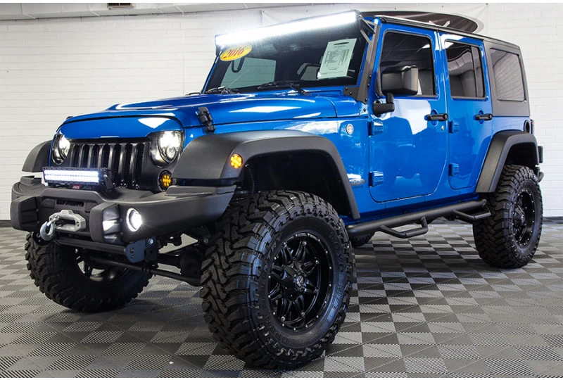 Custom 16 Jeep Wrangler Sport Unlimited Hydro Blue